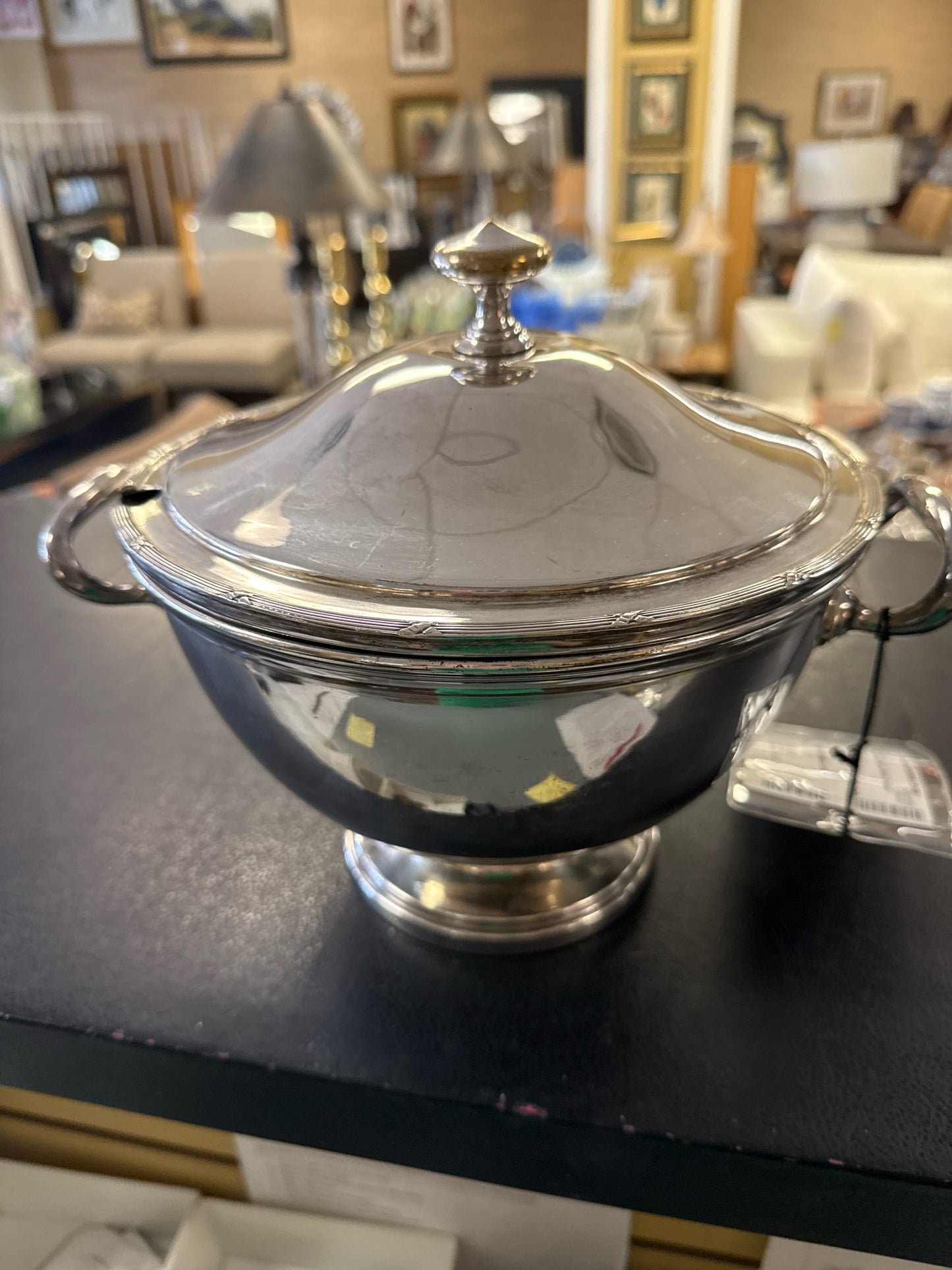 Vintage Soup Tureen Silver Plated