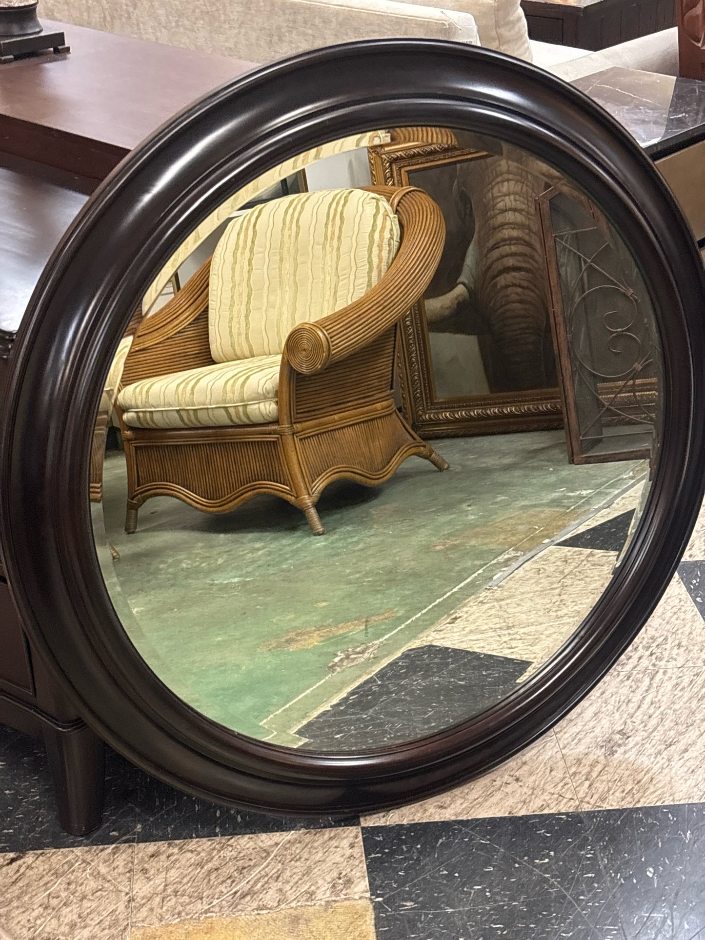 Moderne by Crescent 40" Round Mirror