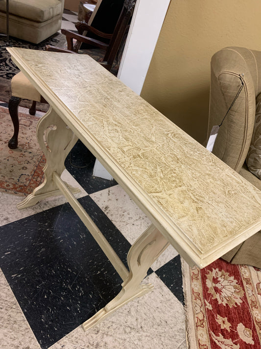 Entry Table White Washed 45x16x30