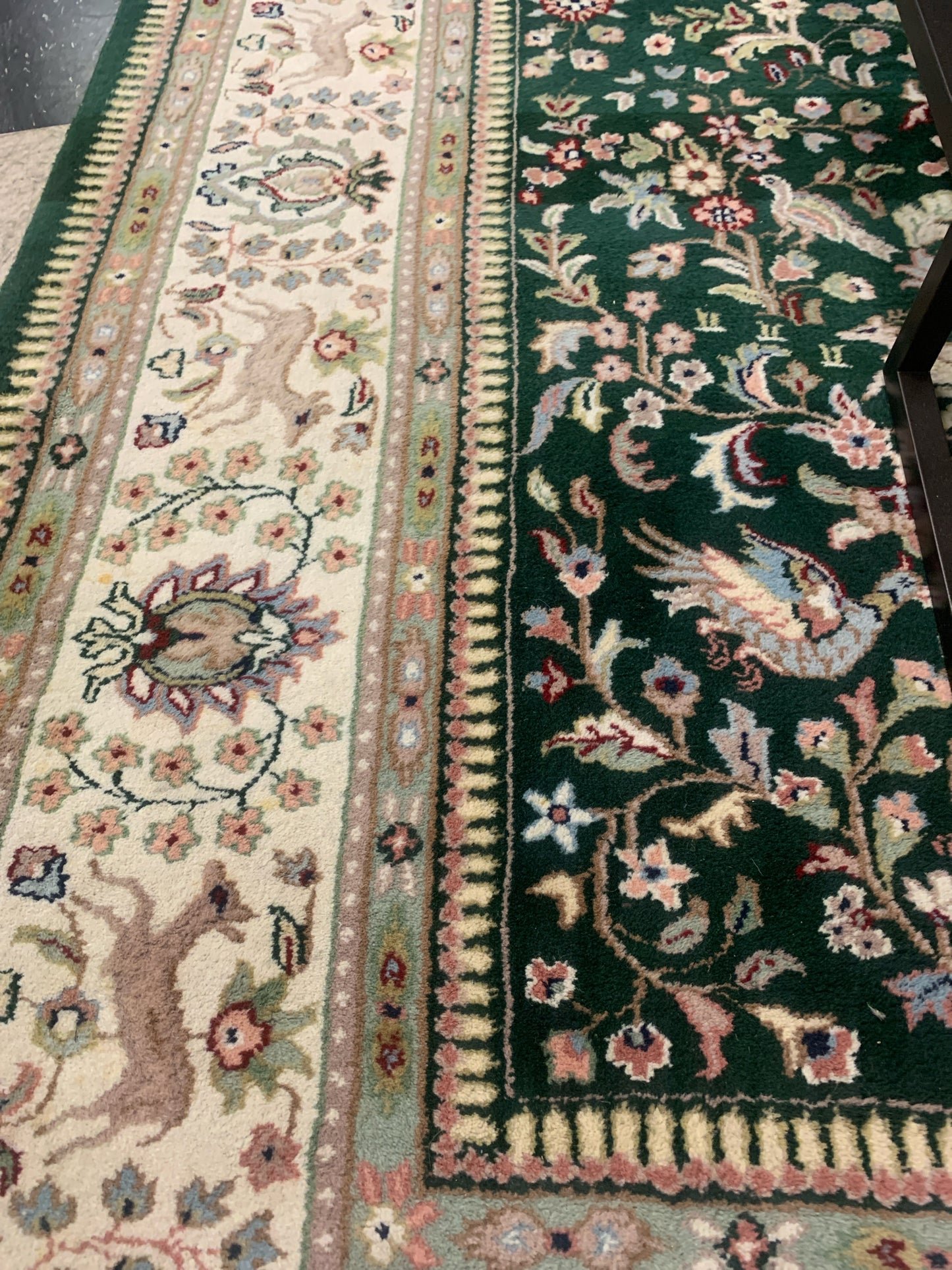 9'x12' Hand-tied Tabriz Design Wool Rug from India