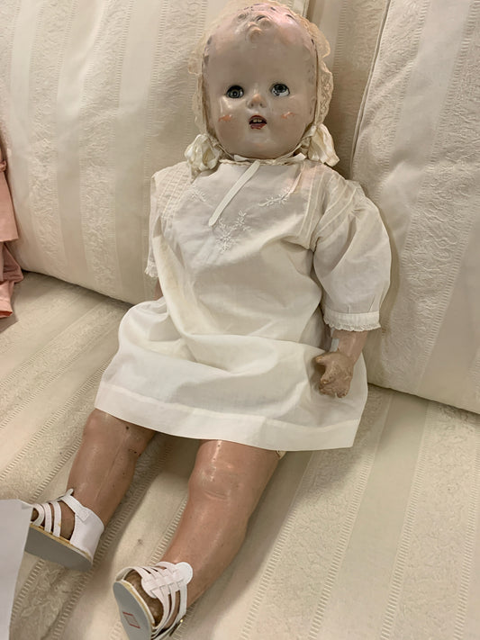 Antique Doll w/ Bonnet