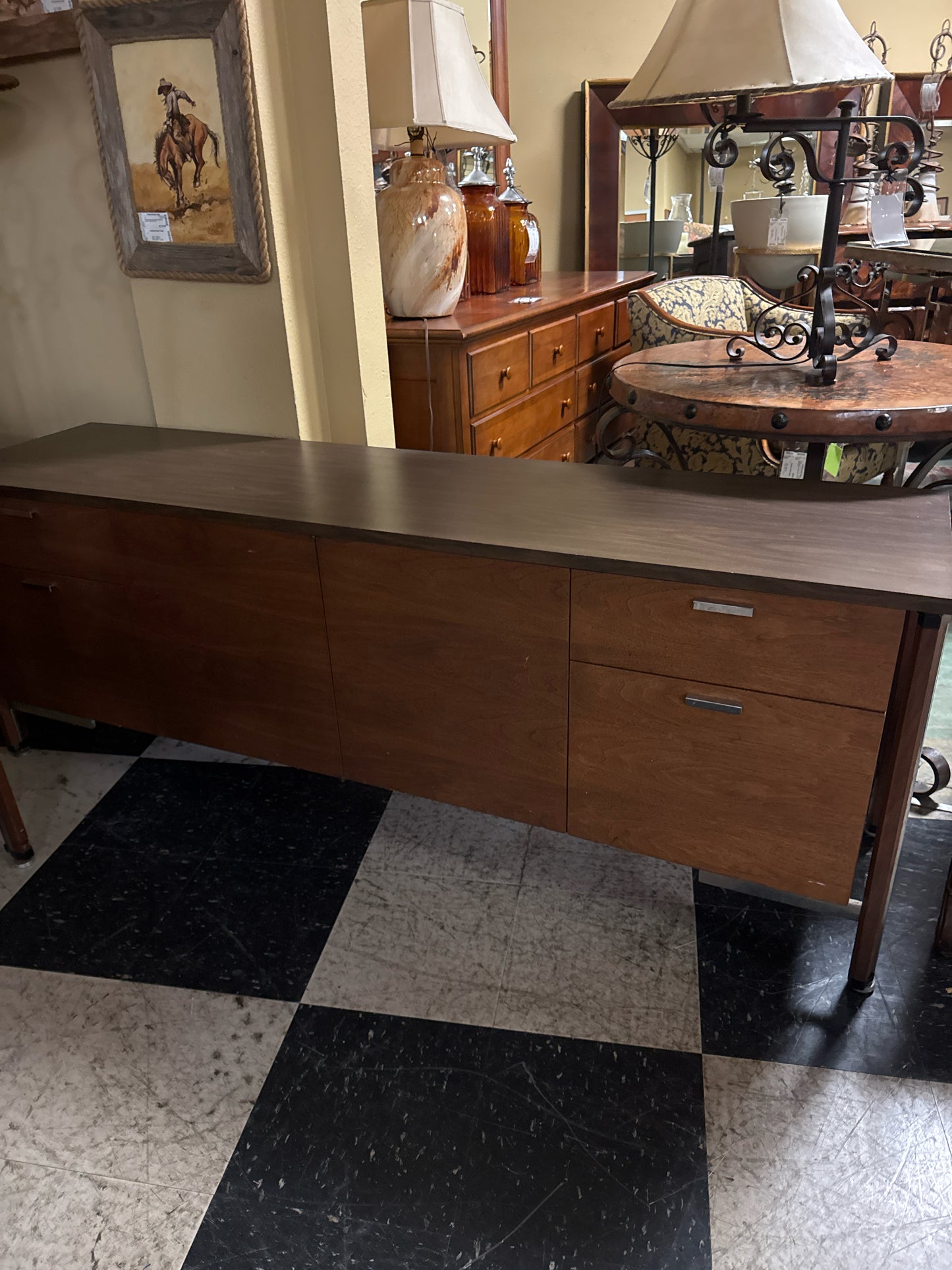 MCC Credenza by Robert John 72x18x26 (2 Drawers, 2 Shelves, 2 Filing Drawers)