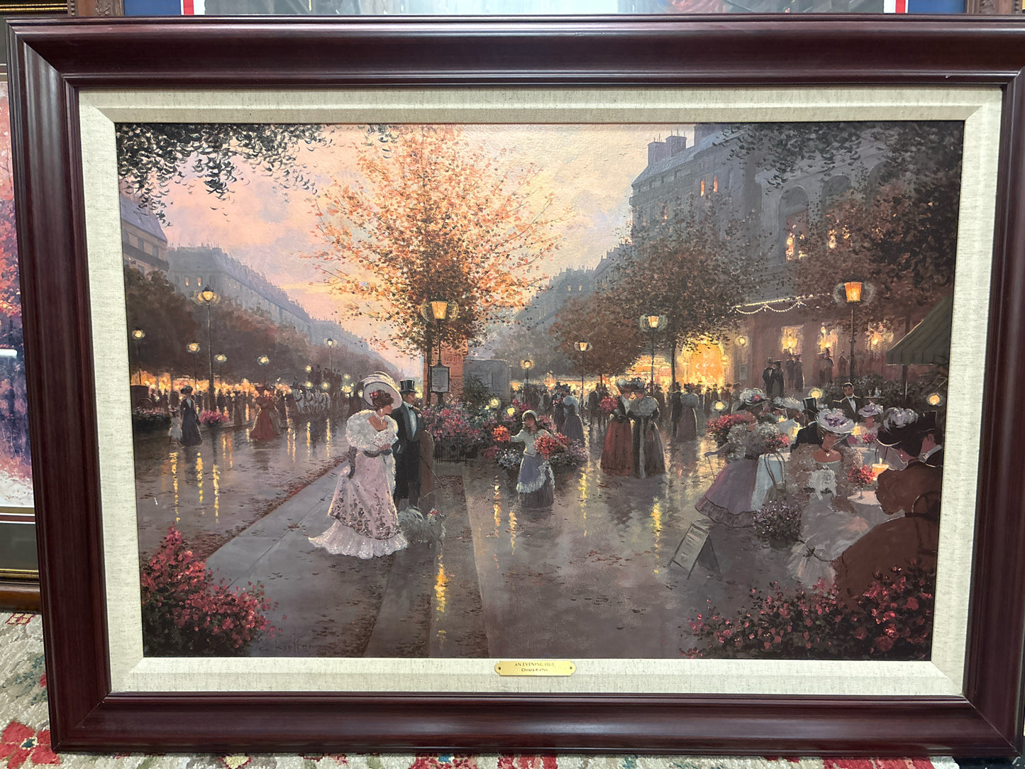 " An Evening Out" By Christa Keiffer" 36x26 ( See COA)