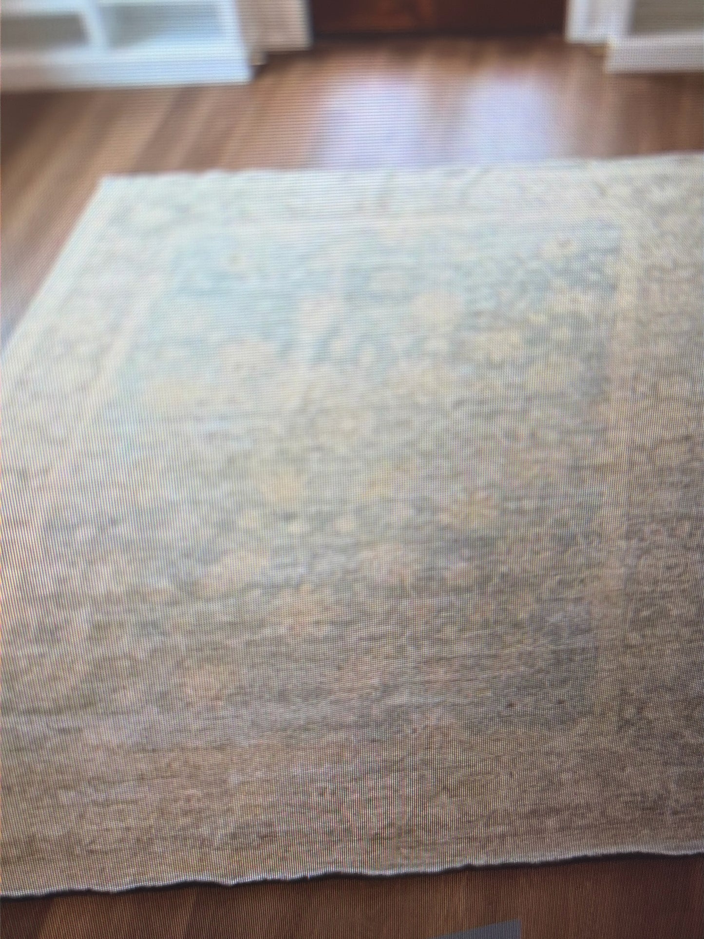 9x12 Oushak 100% Wool, Hand Knotted-Muted Blues/Gray/Ivory/Champagne Rug