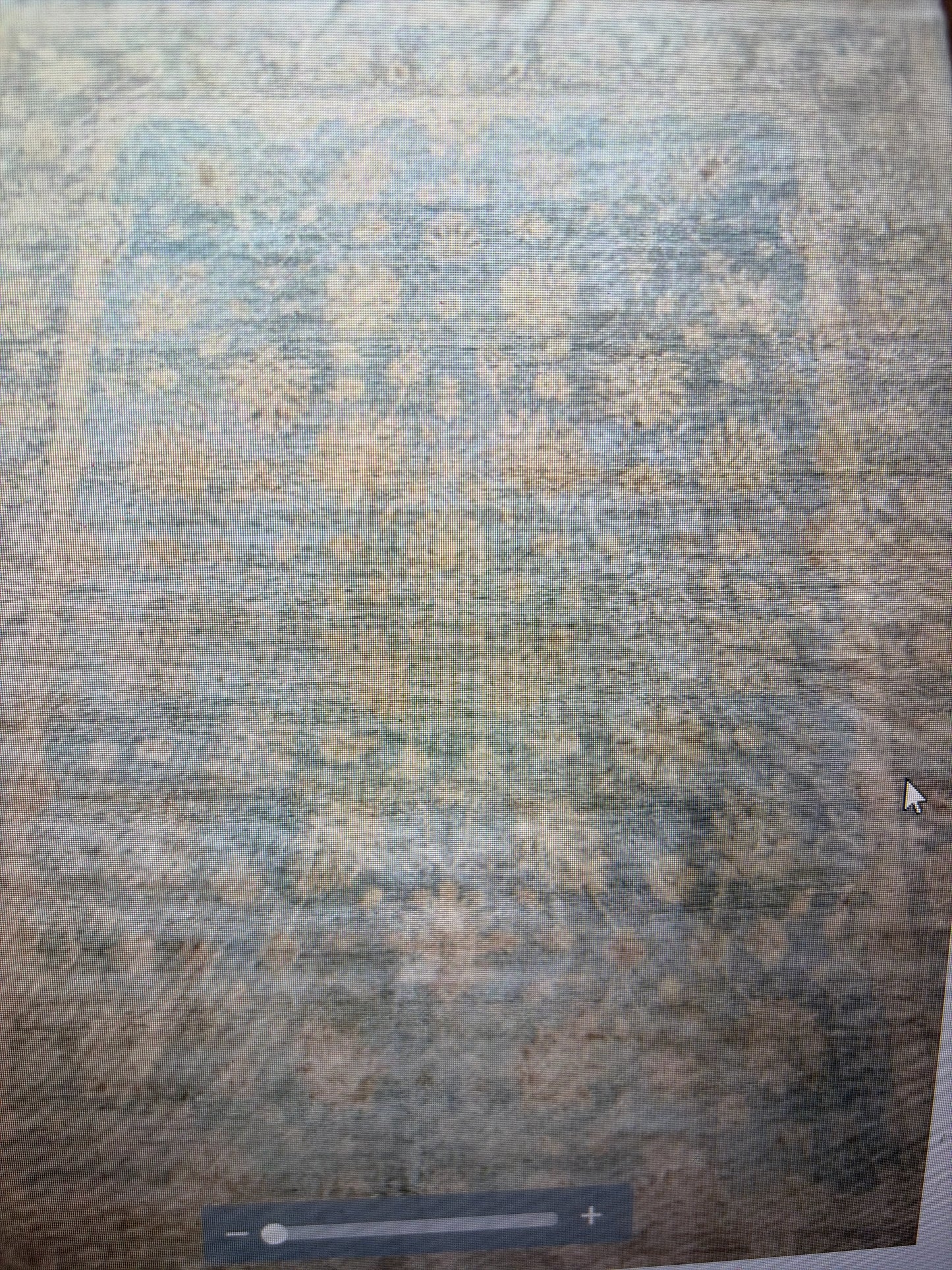 9x12 Oushak 100% Wool, Hand Knotted-Muted Blues/Gray/Ivory/Champagne Rug