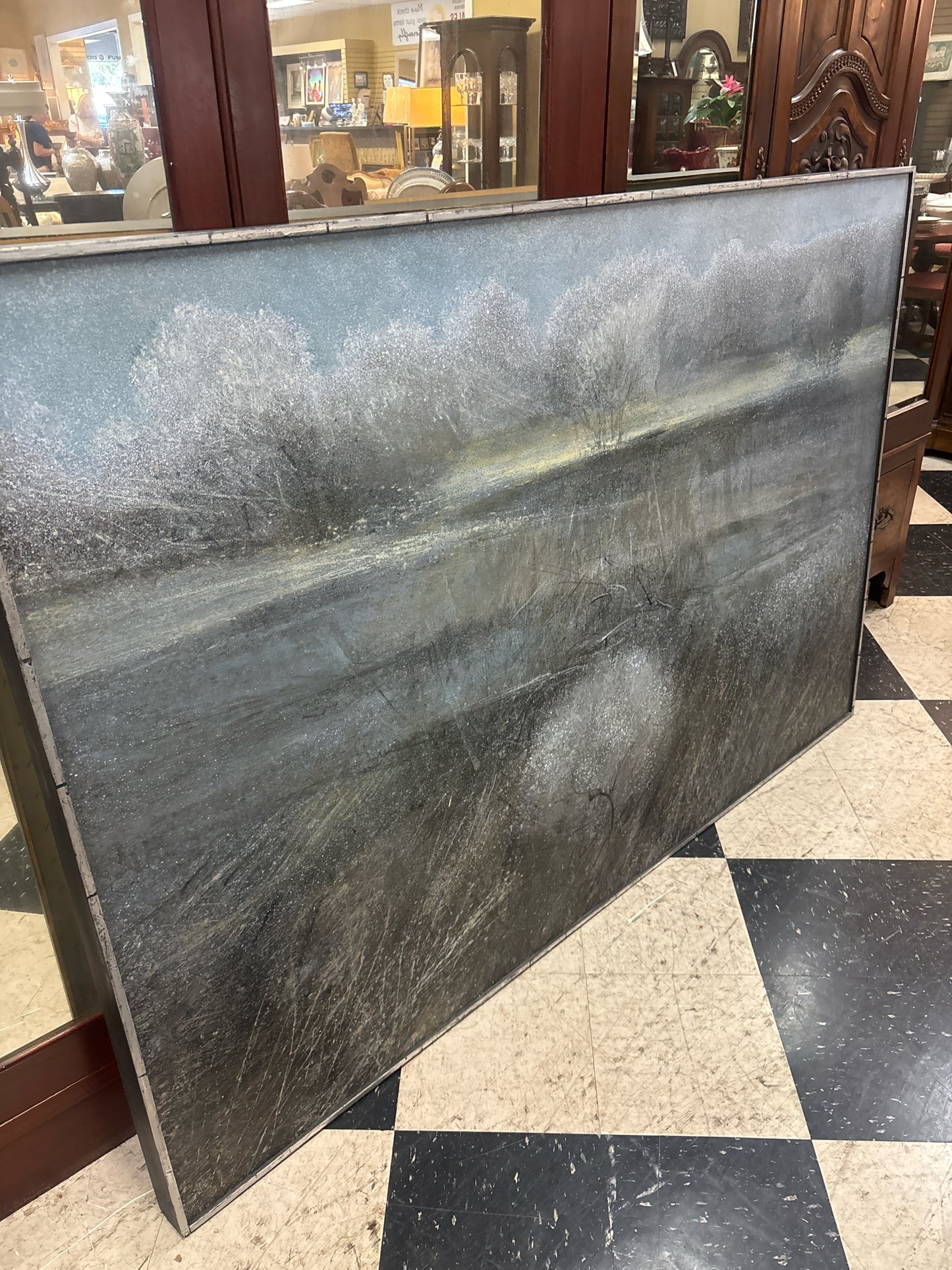 Signed Painting on Canvas by Igor Medvedev Silverfield (73x48)