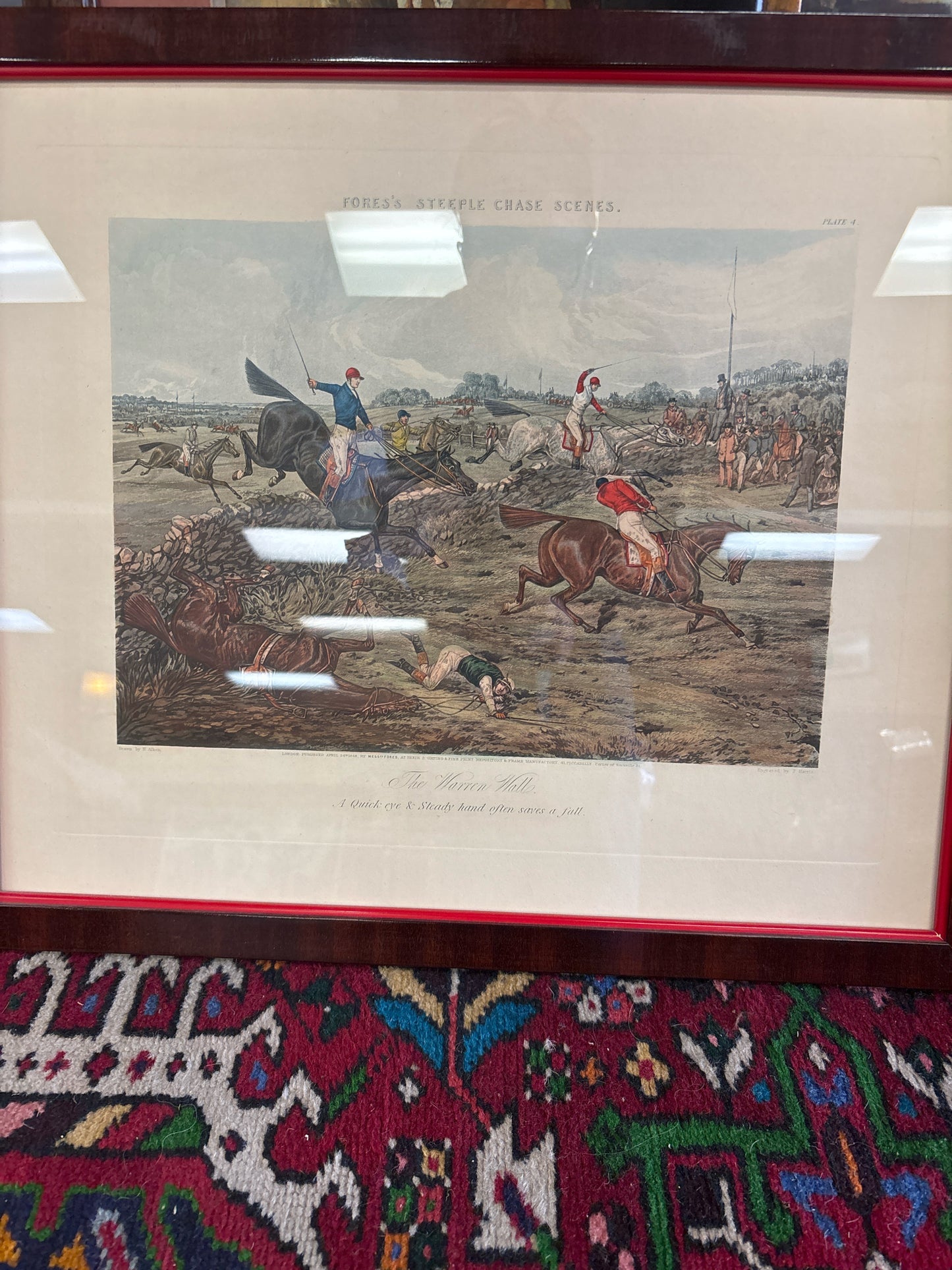 Forres's Steep Chase Series"The Warren Wall" Plate (22x19)