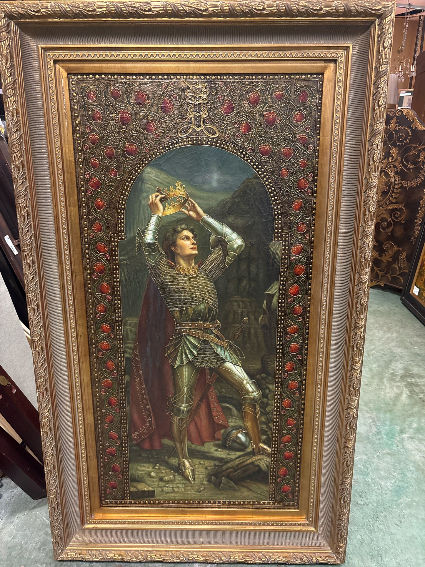Reproduction of Charles Ernest Butler's "King Arthur" (35x59)