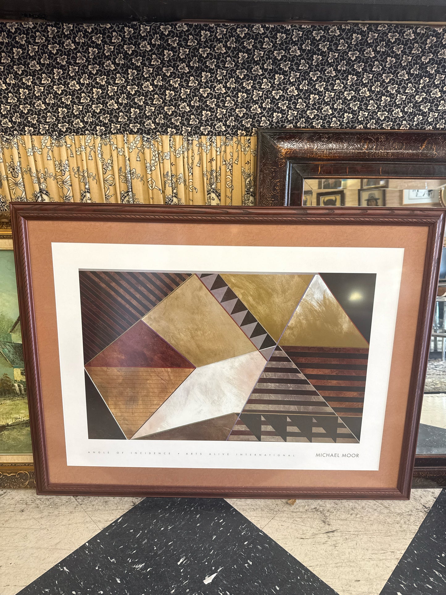 Print in Wooden Frame by Michael Moor (43"x 33")