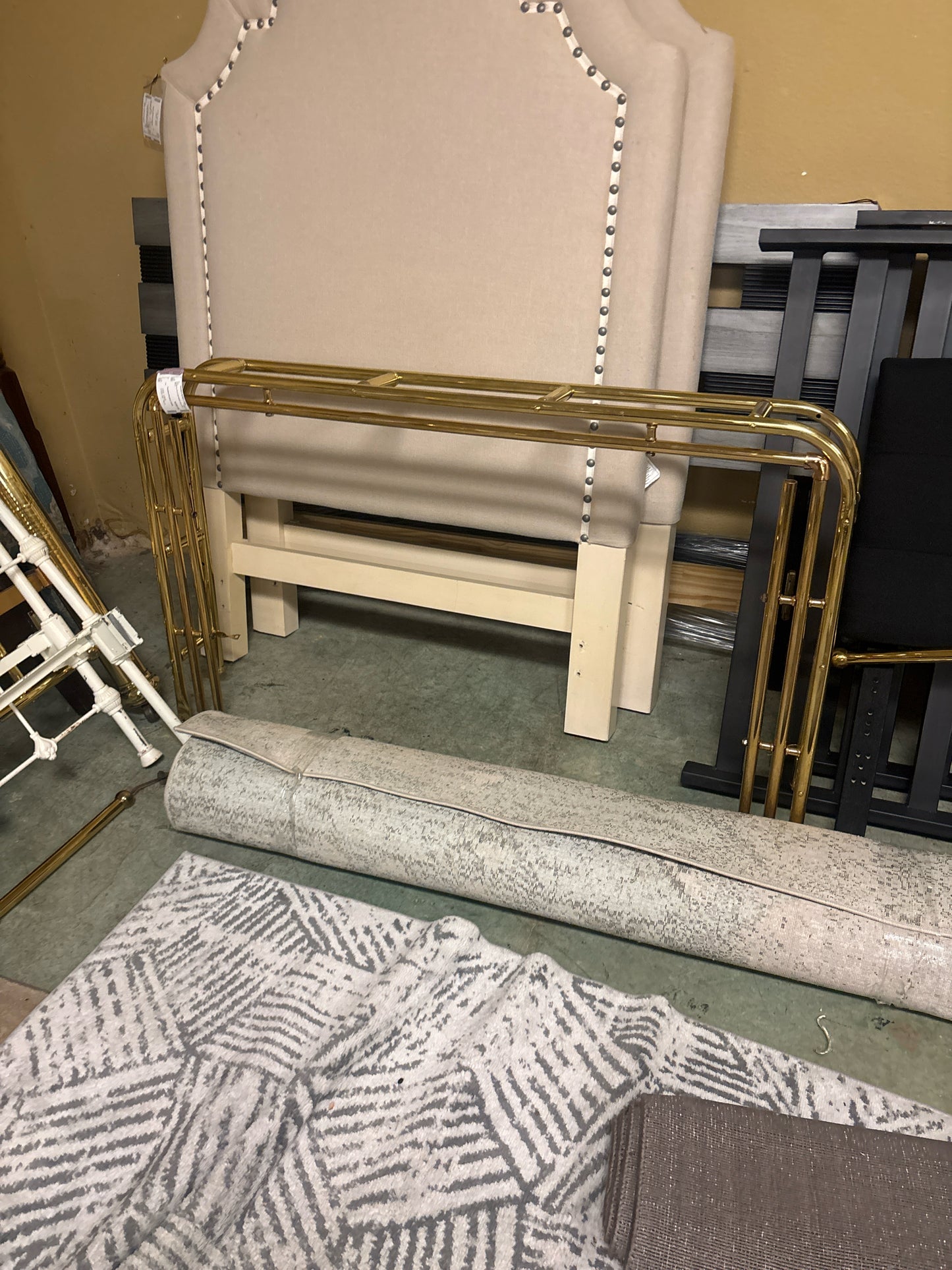 Full Brass Bed (HB/FB/SR's/Wooden Slats)