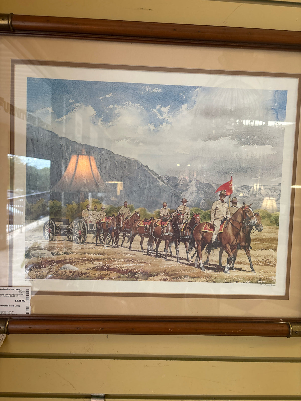Signed Print "The Half Section Ft Still" by Robert Gartland (26x22 1/2)