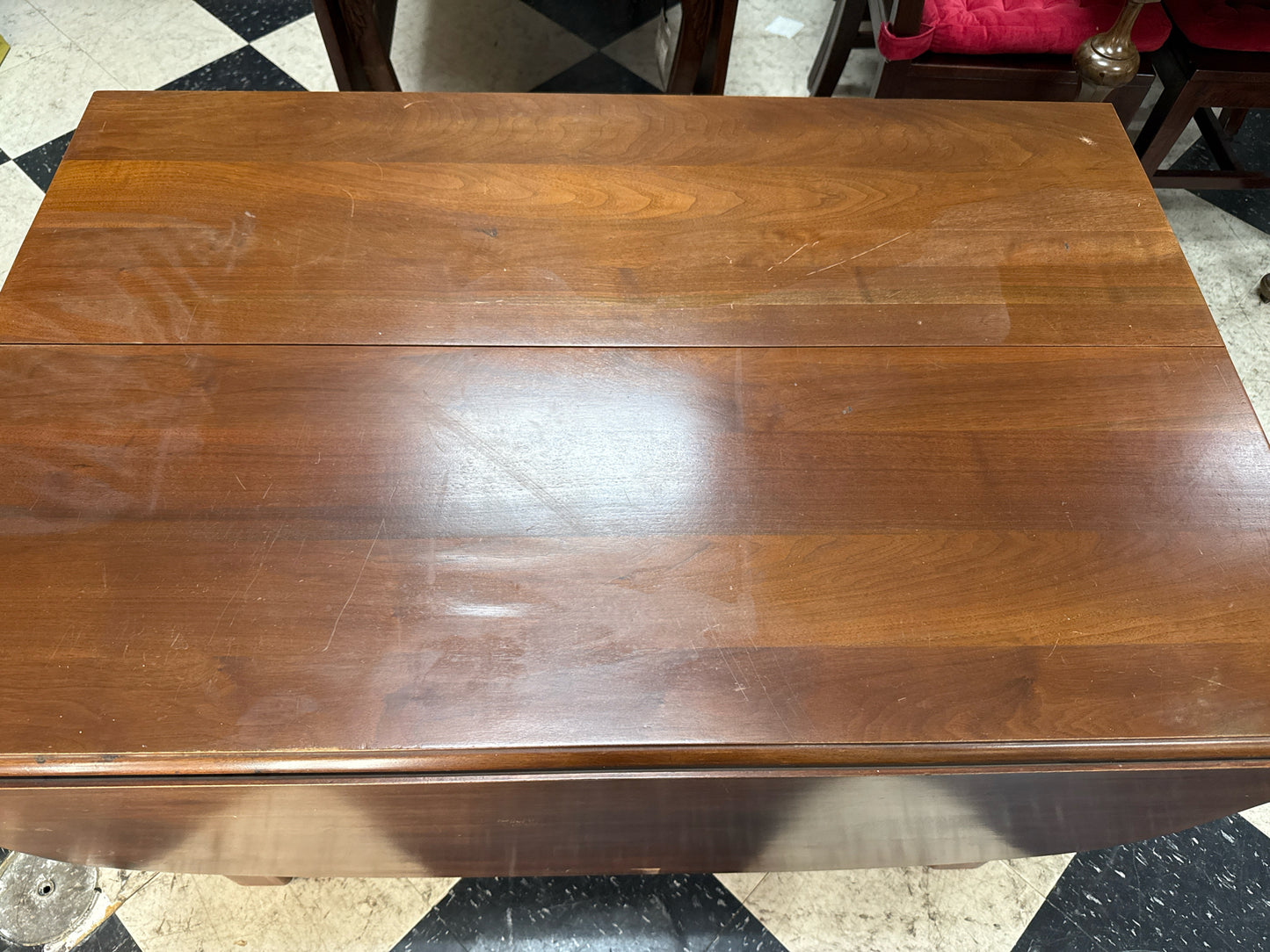 Antique Drop Leaf Table w/ 3 Leaves (44x70) Each Extra Leaf is 9"