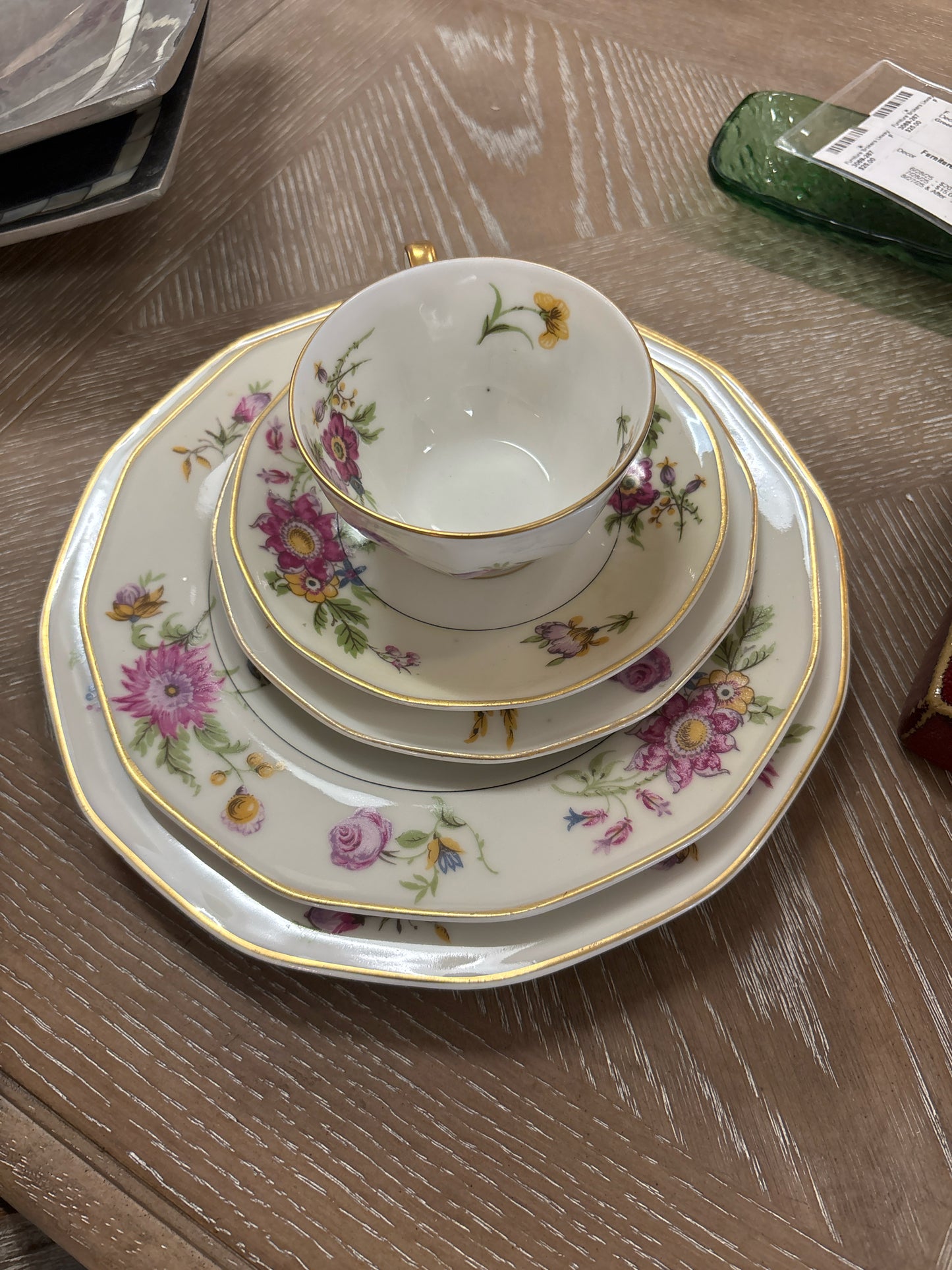 99 Pc SET of Haviland Limoges Persian Garden China (list on back)