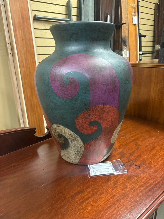 Mulitcolored Vase/Pot - Large