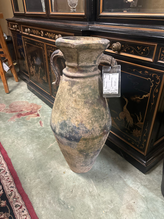2 Handled Floor Vase