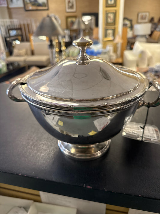 Vintage Soup Tureen Silver Plated