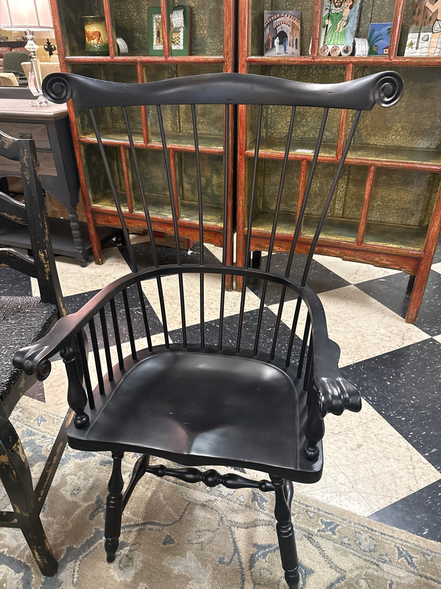 Black Wooden Chair