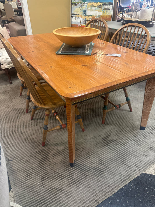 SET - David Marsh Table & 4 Chairs