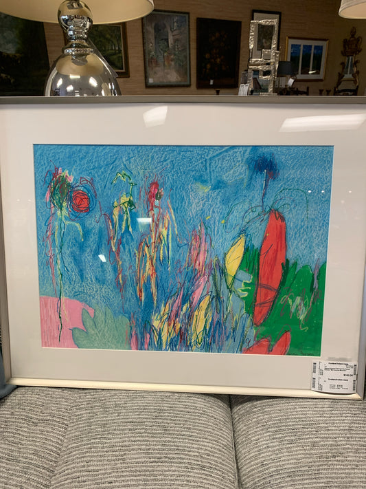 Signed Original Oil Pastel by Susan Gorsen "My Favorite Munckin"