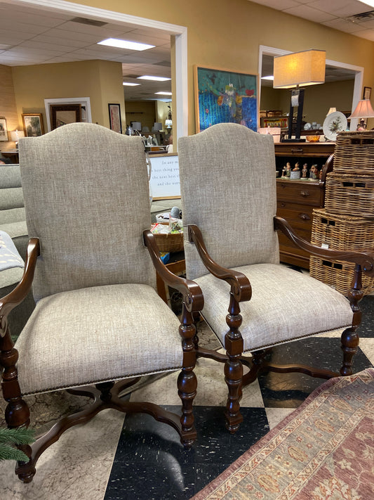 BERNHARDT Newly Re upholstered  Nailhead Dining/Living Chair