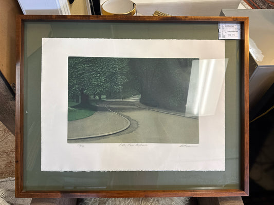 Harold Altman" Path, Parc Montsouris" Print  Signed # 132/200