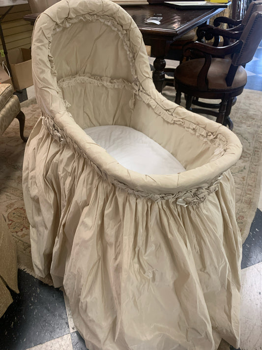 Custom Baby Bassinet w/ Skirt