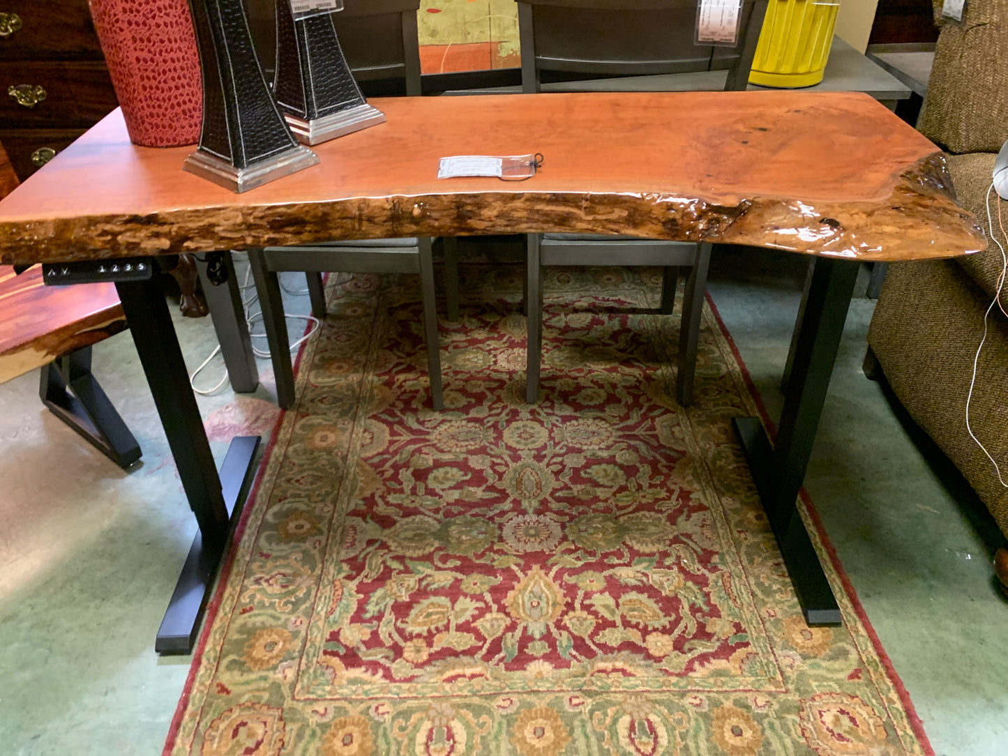 HANDMADE LOCALLY Hill Country Sustainable Cherry Wood Electric Desk