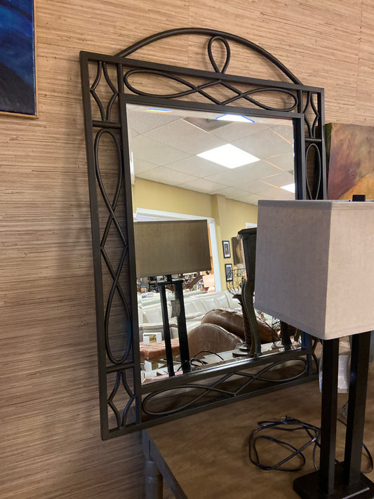 Wrought Iron Mirror (50"X38")