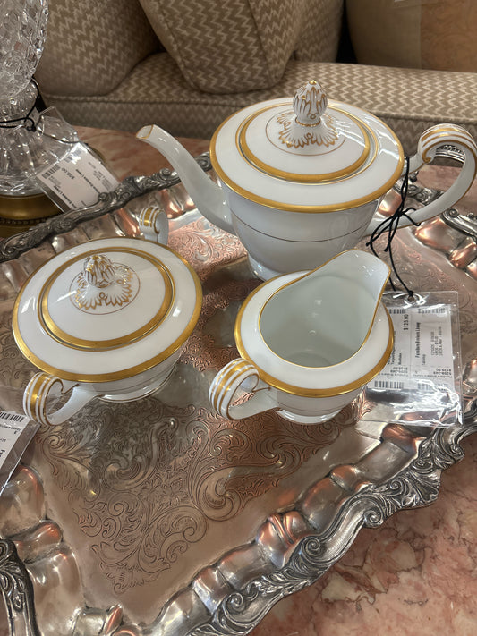 Vintage Noritake Gwendolyn Teapot/Sugar/Creamer Set