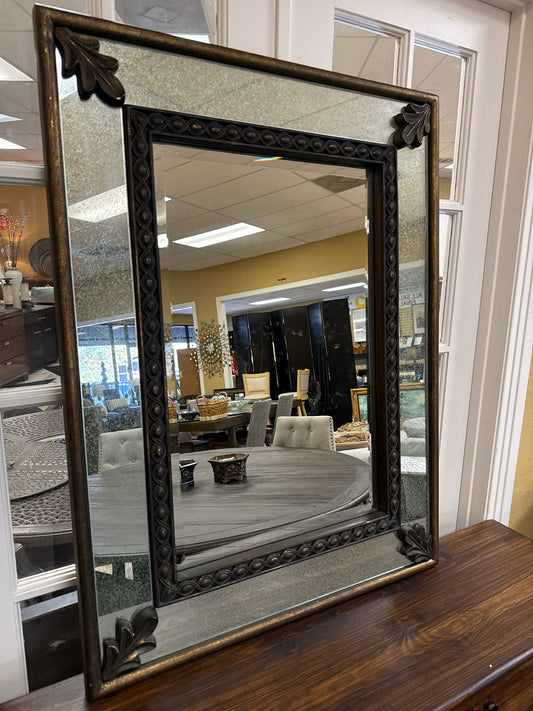 Embellished Beveled Framed Mirror (30" x 40")