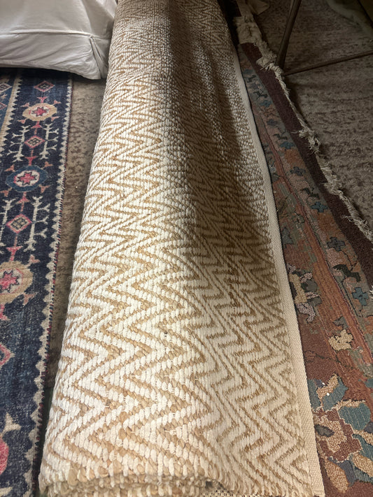 West Elm Beige/White Rug (8x10)