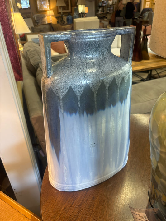Blue & White Pottery "Milk Jug" Vase