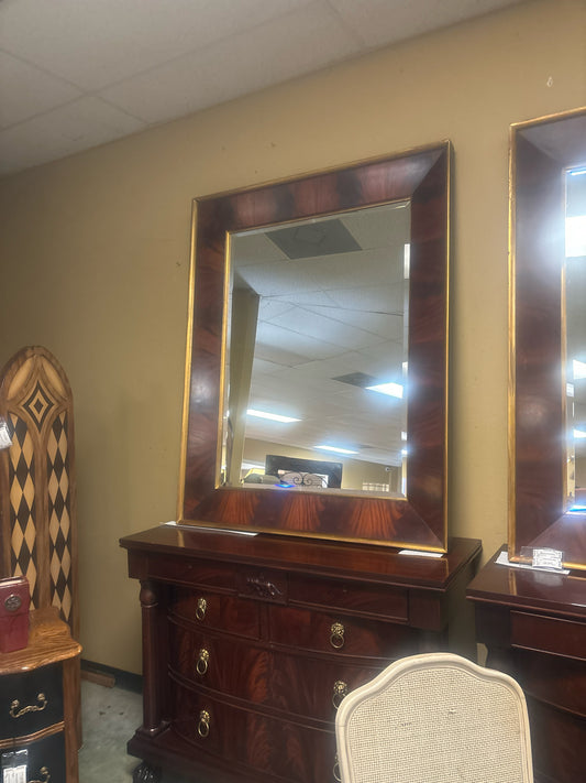 Ralph Lauren Large Polo Mirror 60x5x48 (Wall Brackets @ Desk)