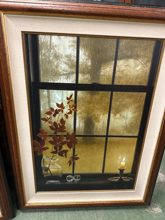 Painting by Alexander Volkov "Autumn Window" (35x45)