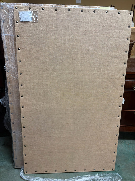 Burlap Bulletin Board w/Nailhead (34x55)