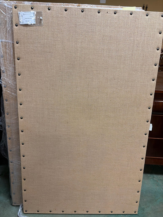 Burlap Bulletin Board w/Nailhead (34x55)