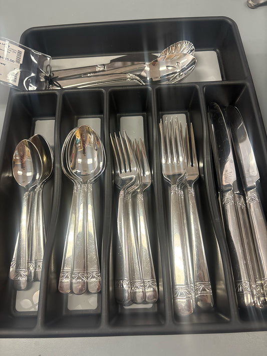 41 pc Waterford Wicklow Stainless Flatware Service Set