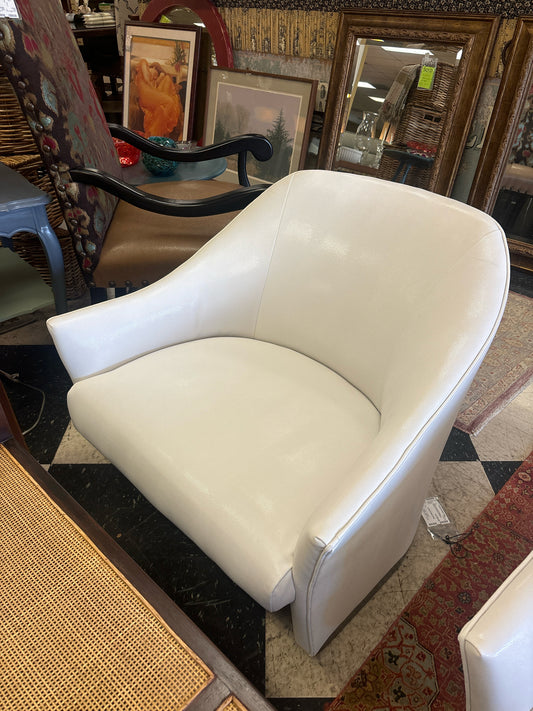 Nathan Anthony "Cruise" Faux Leather  Chair