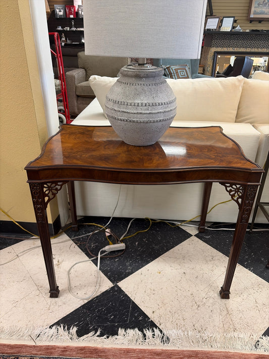 Baker Side Table w/Certificate of Authenticity Attached Underneath(34x23)