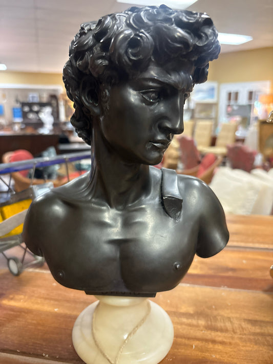 Vintage "Head of David" Bust w/ Stand (not attached)