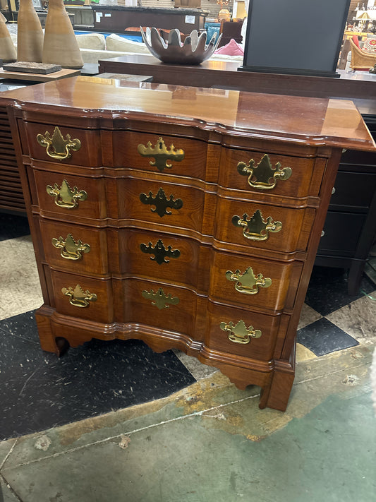 Council Ornate 4-Drawer Chest w/Gold Hardware