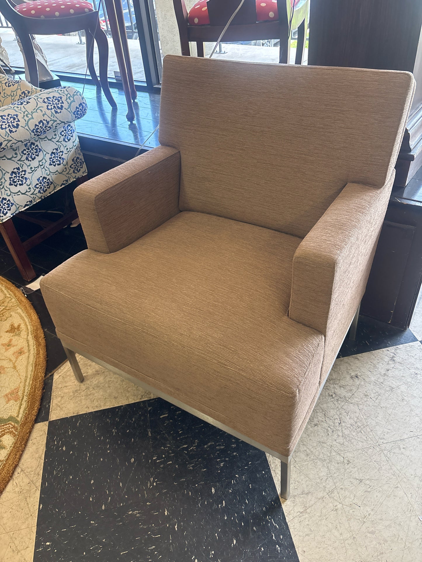 Martin Brattrud Braemar Lounge Chair w/ Beige Upholstery