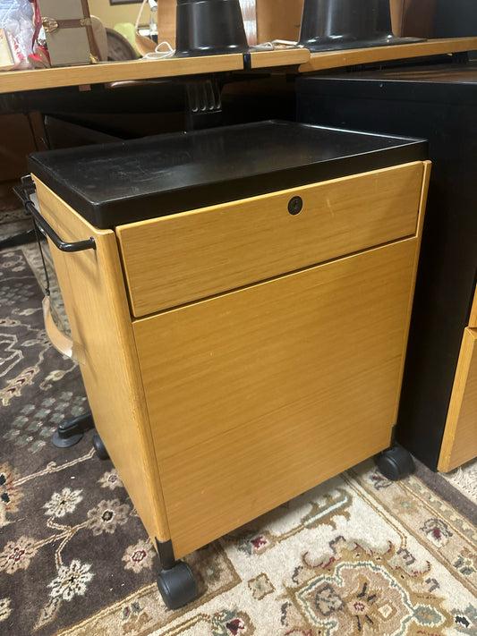 Small File Cabinet on Wheels-no key