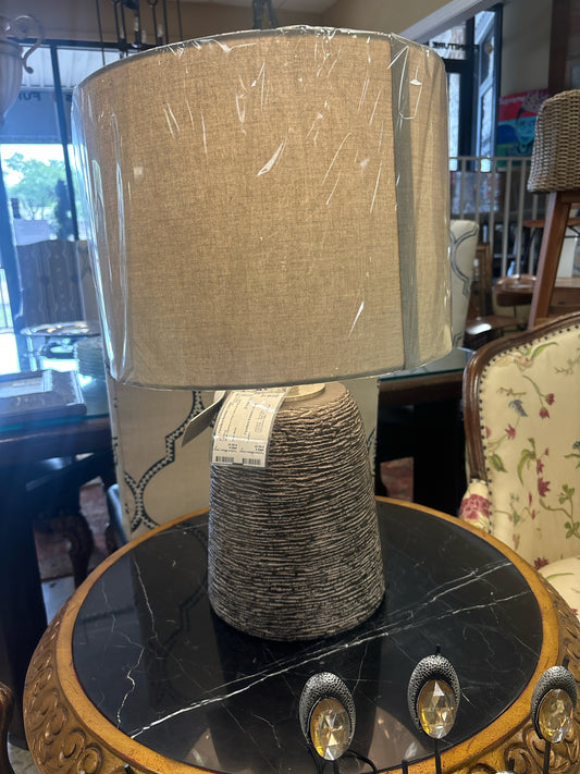 NEW Uttermost Gray Lamp w/ Shade