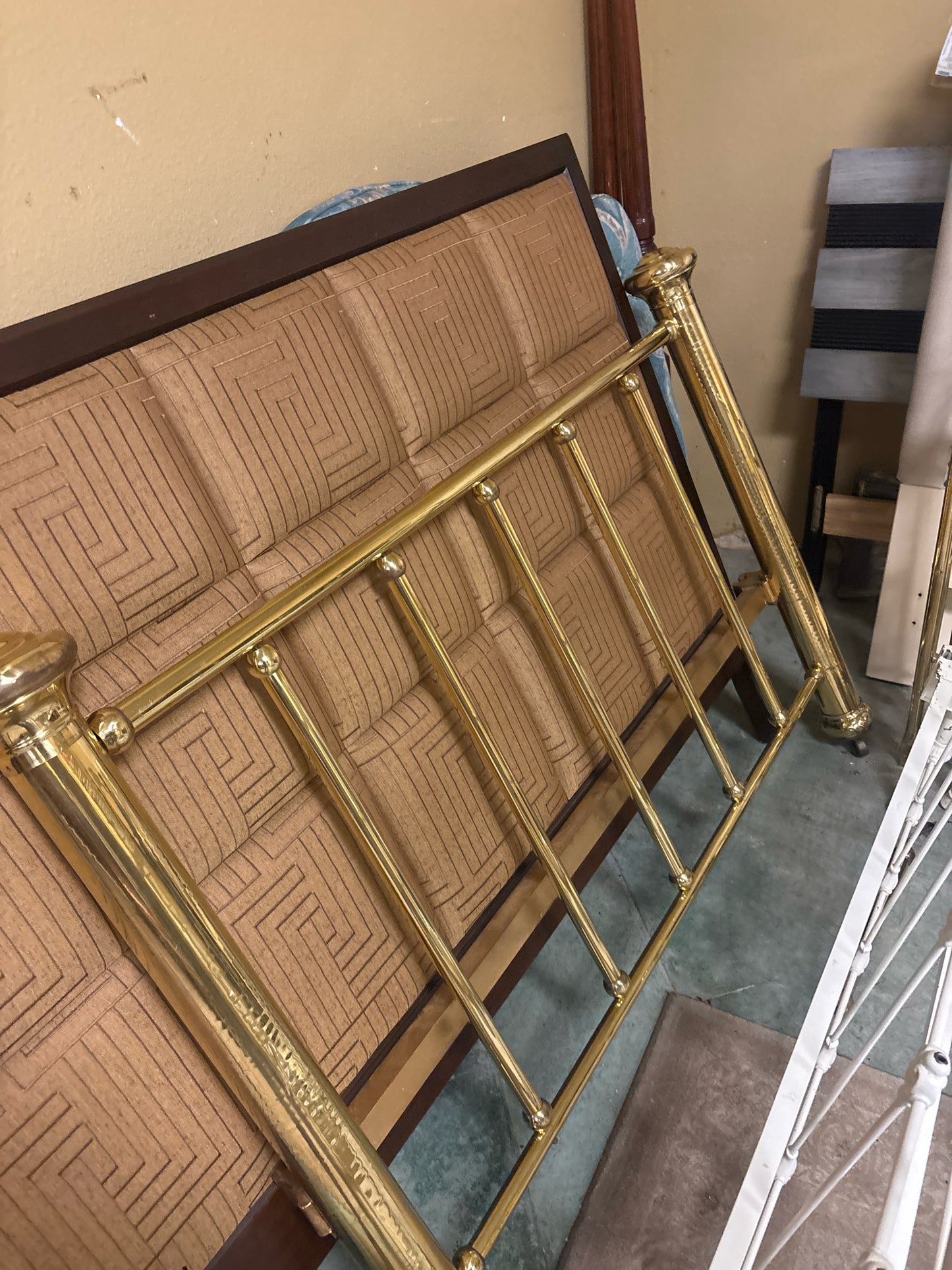 Full Brass Bed (HB/FB/SR's/Wooden Slats)