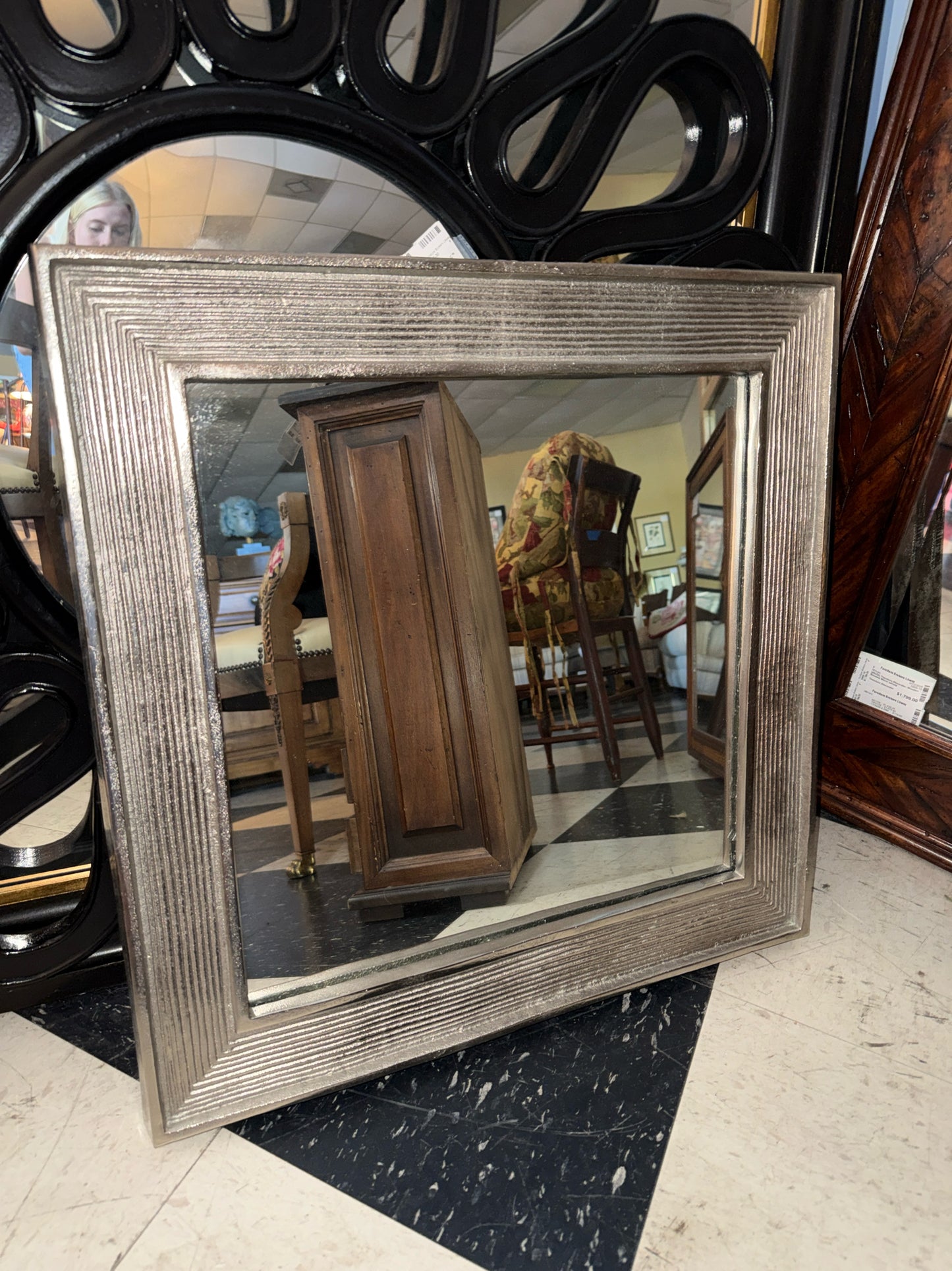 Currey & Company- Silver Solid Metal Mirror (24x60)