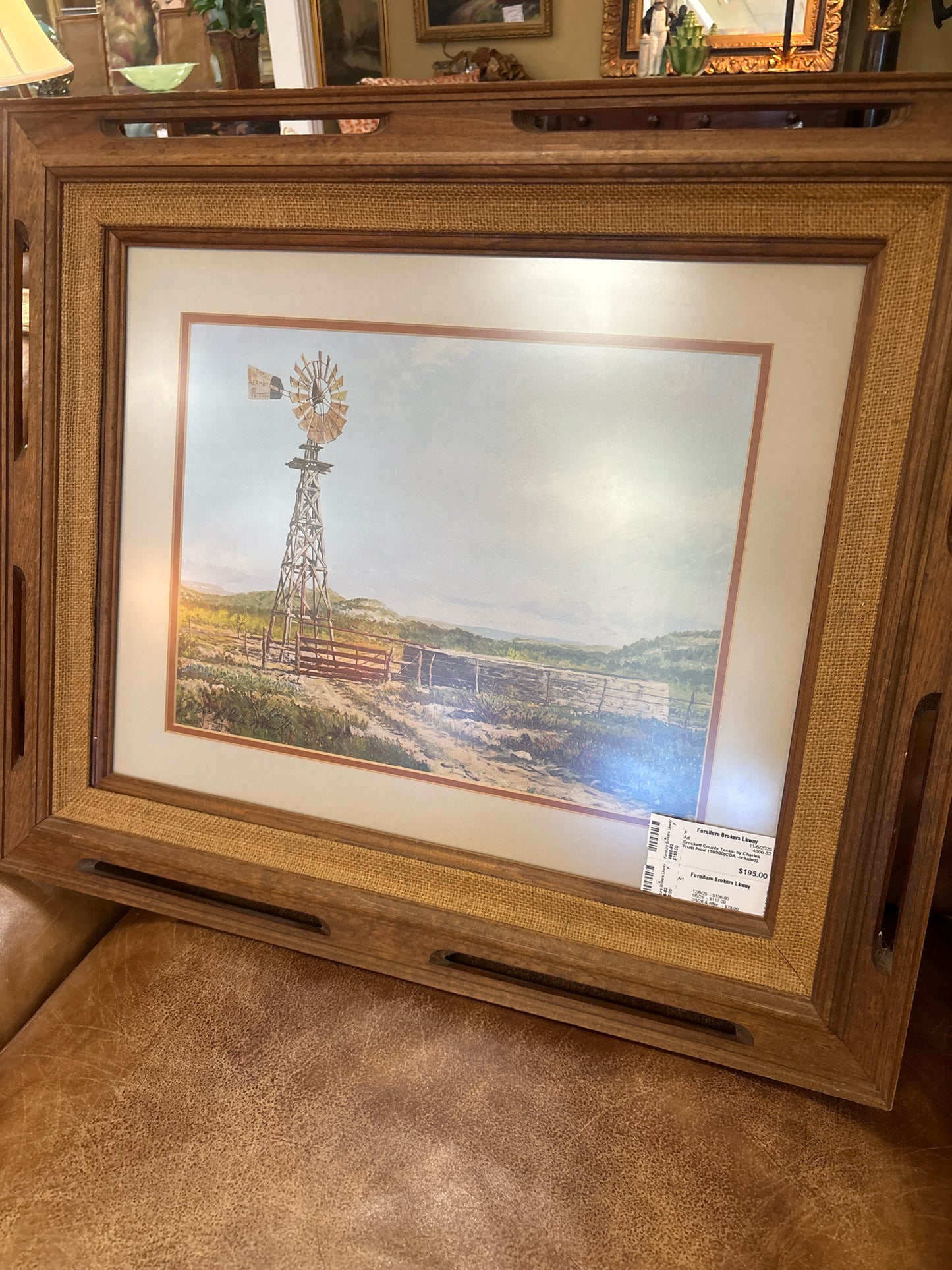 Crockett County Texas- by Charles Pruitt Print 119/500(COA -ncluded)