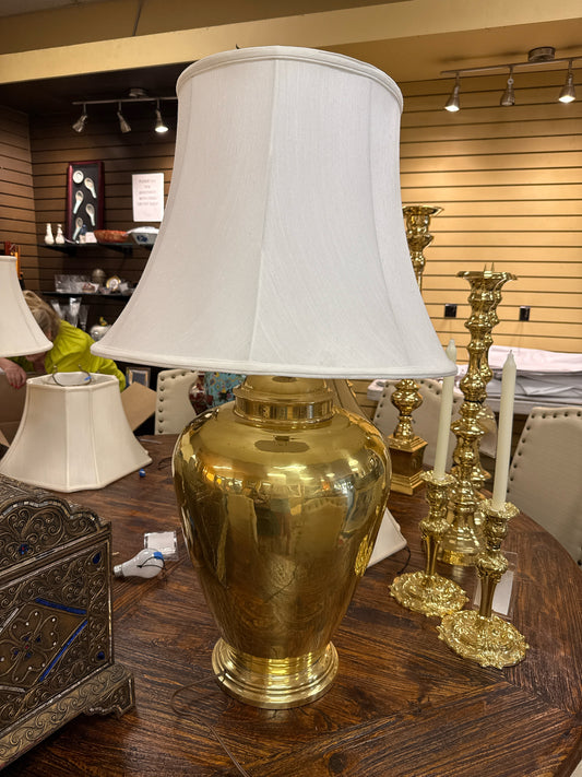 Large Brass Lamp