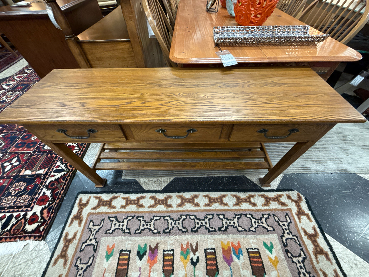 Lexington 3-Drawer Mission Style Console
