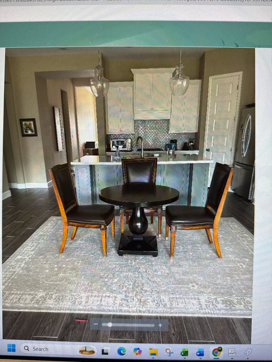 Pottery Barn Indoor Rug (8x10) Grey & White